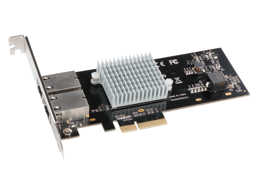 Twin10G 10GBASE-T PCIe Card Photo