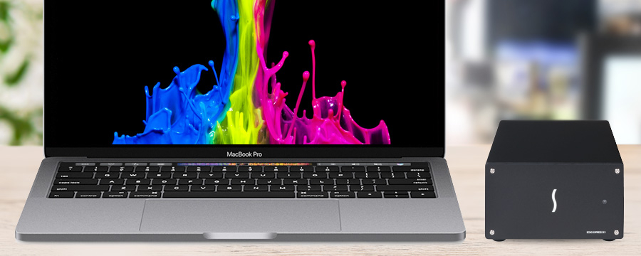 Echo Express SEL TB3 with MacBook Pro