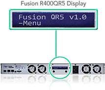 Fusion R400QR5 Display